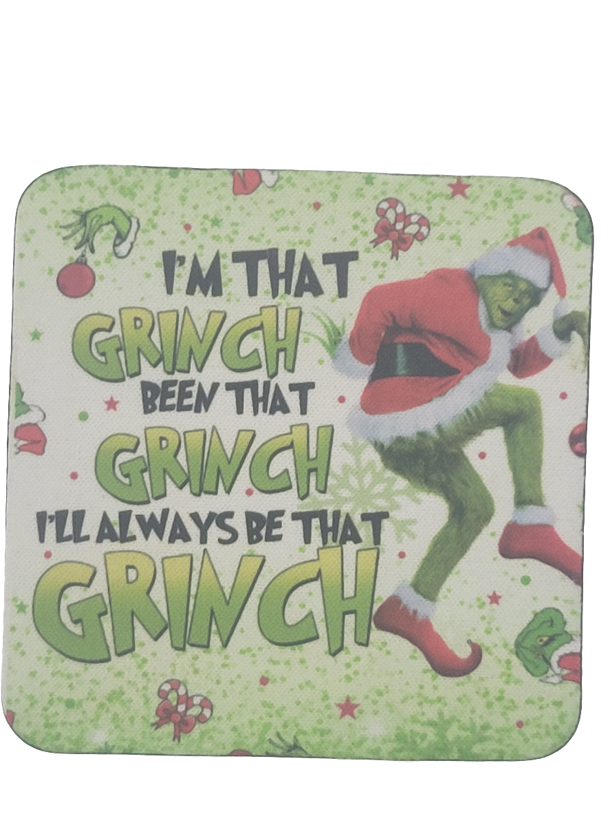 Grinch Coaster Set