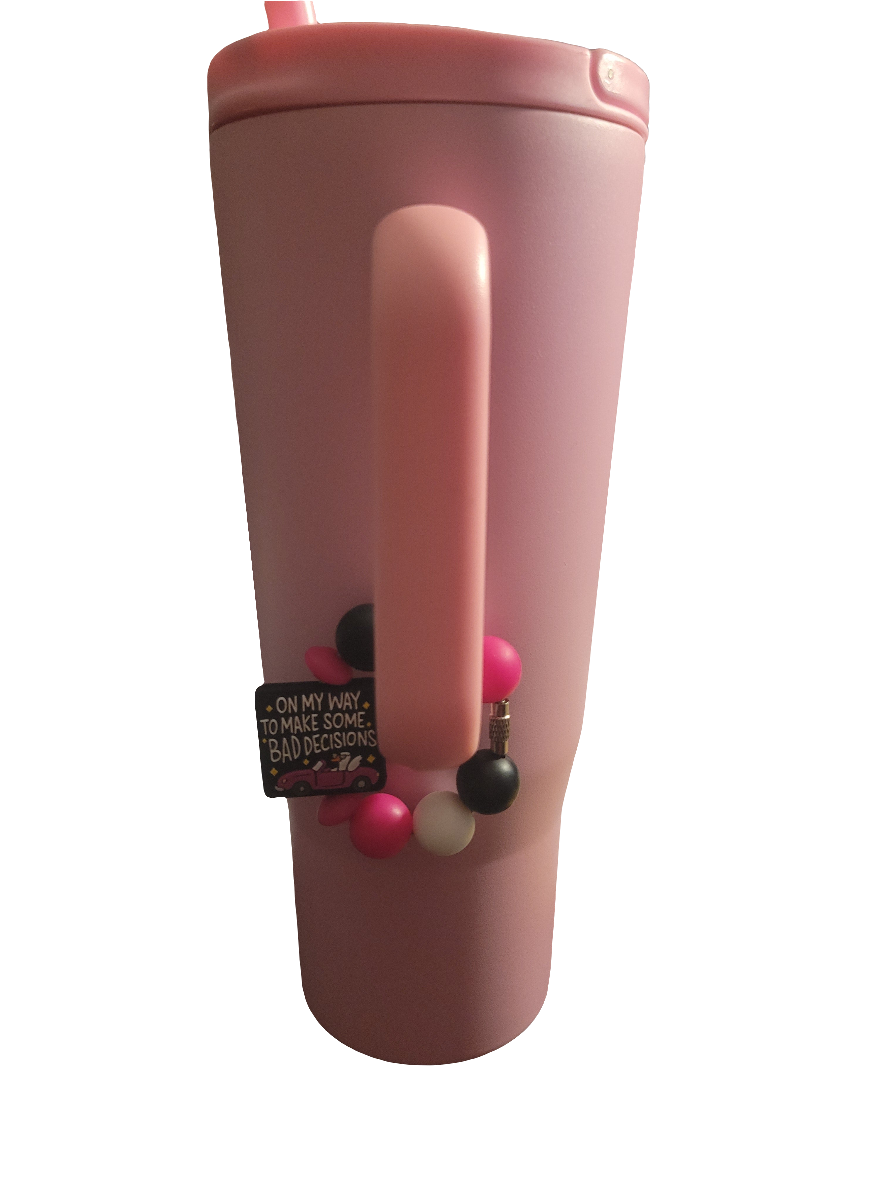 Bad Decisions Cup Charm