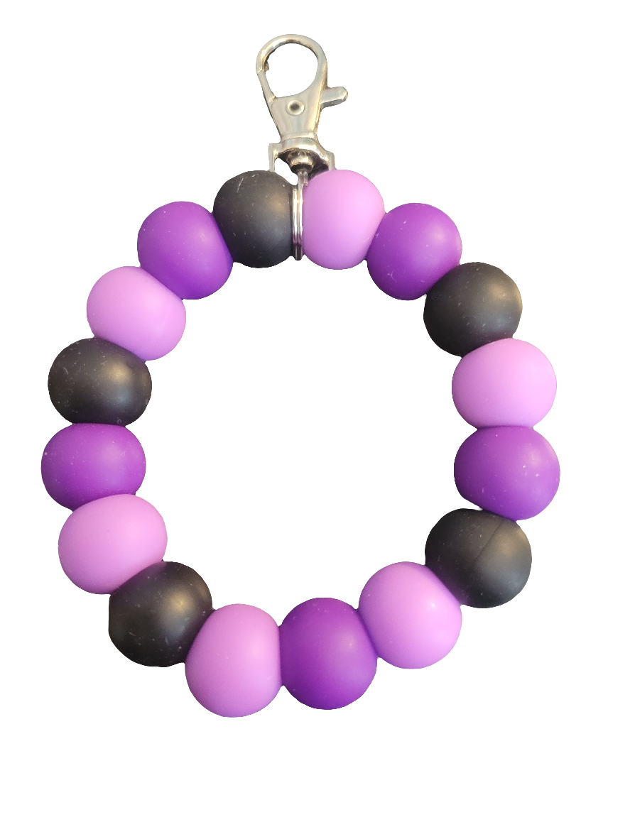 8 inch Purple Wristlet Small