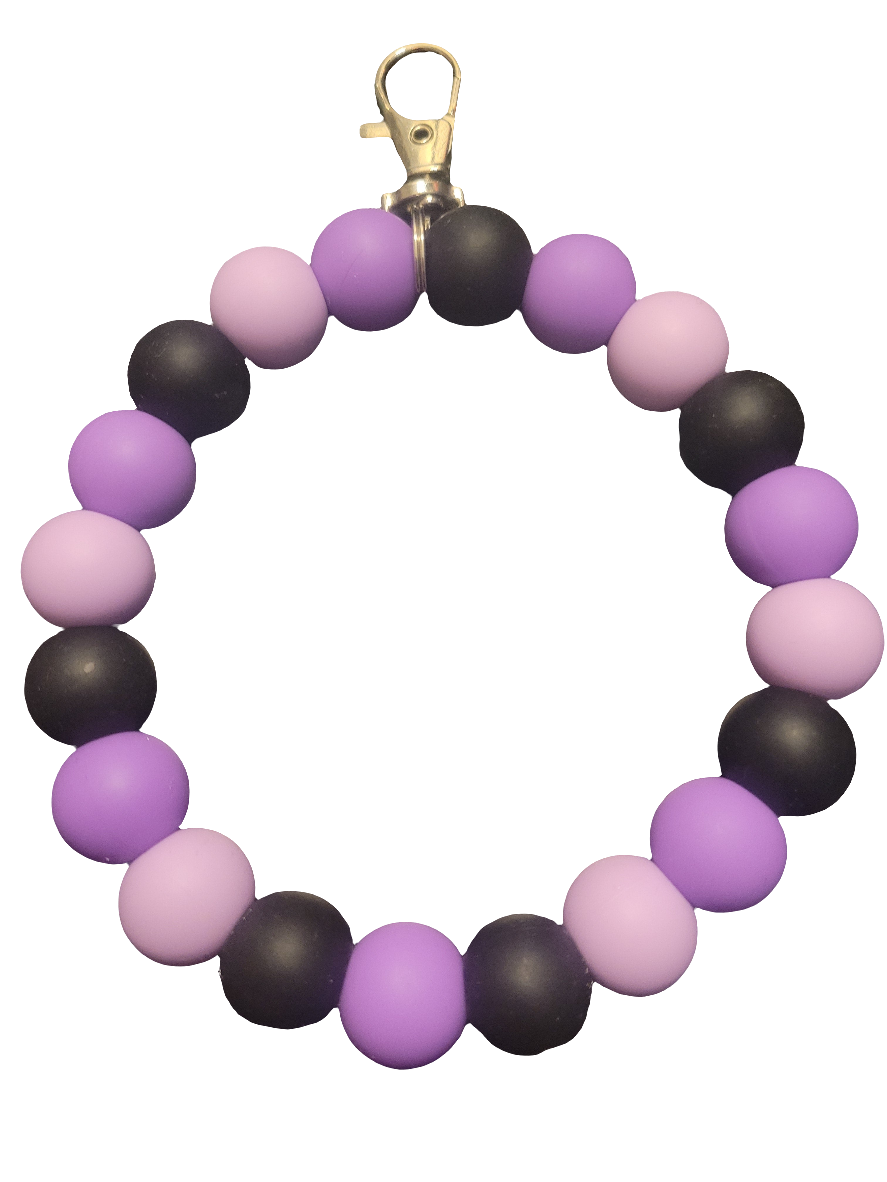 10 inch Purple Wristlet Large