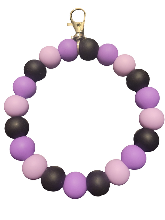 10 inch Purple Wristlet Large