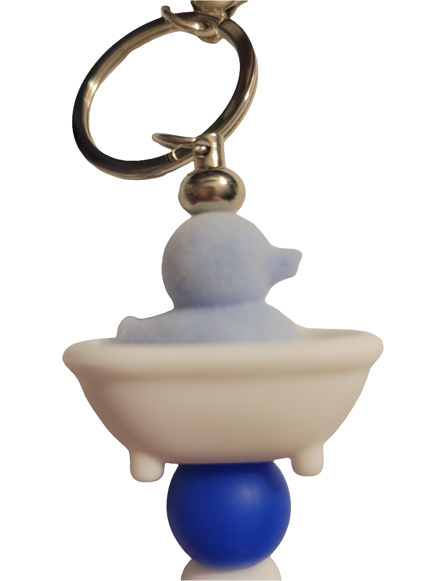 Blue Duck Bar Keychain