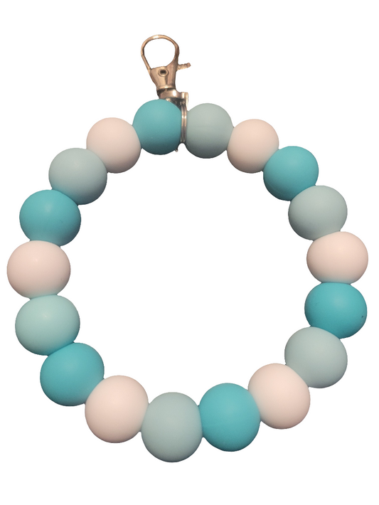 9 Inch Teal Wristlet Average