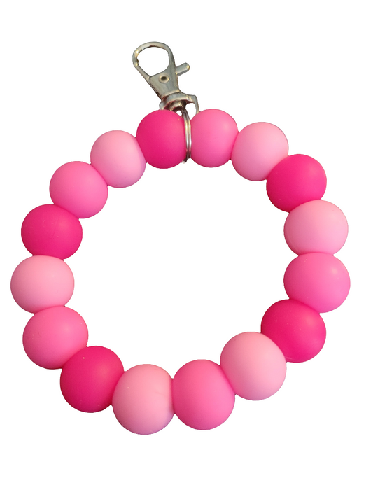 8 Inch Pink Wristlet Small