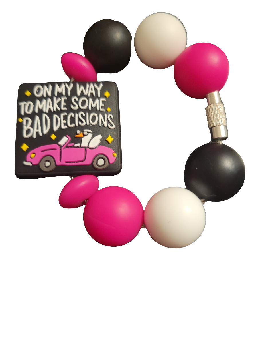 Bad Decisions Cup Charm