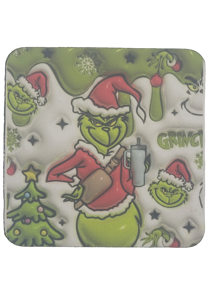 Grinch Coaster Set