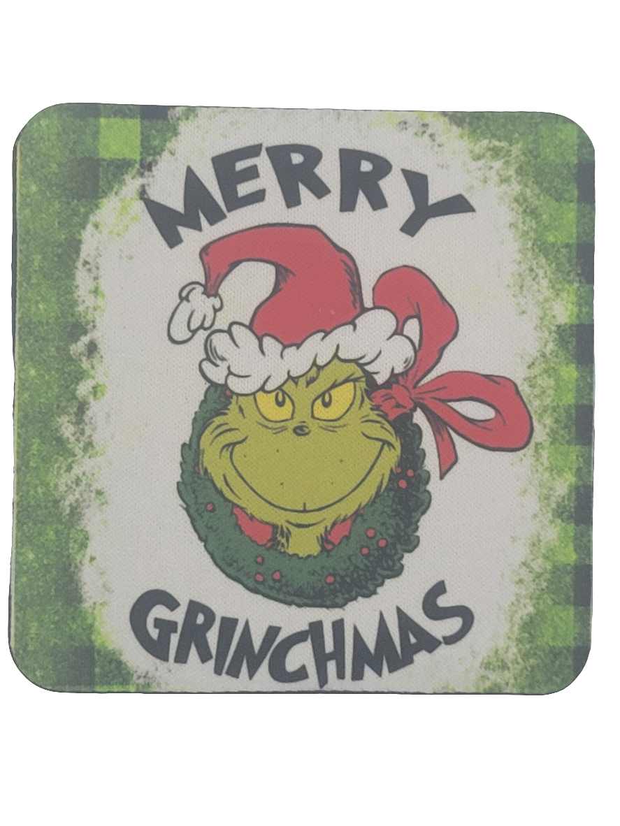 Grinch Coaster Set