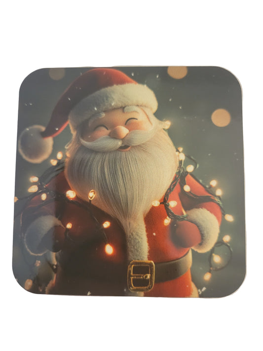 Santa Lights Magnet