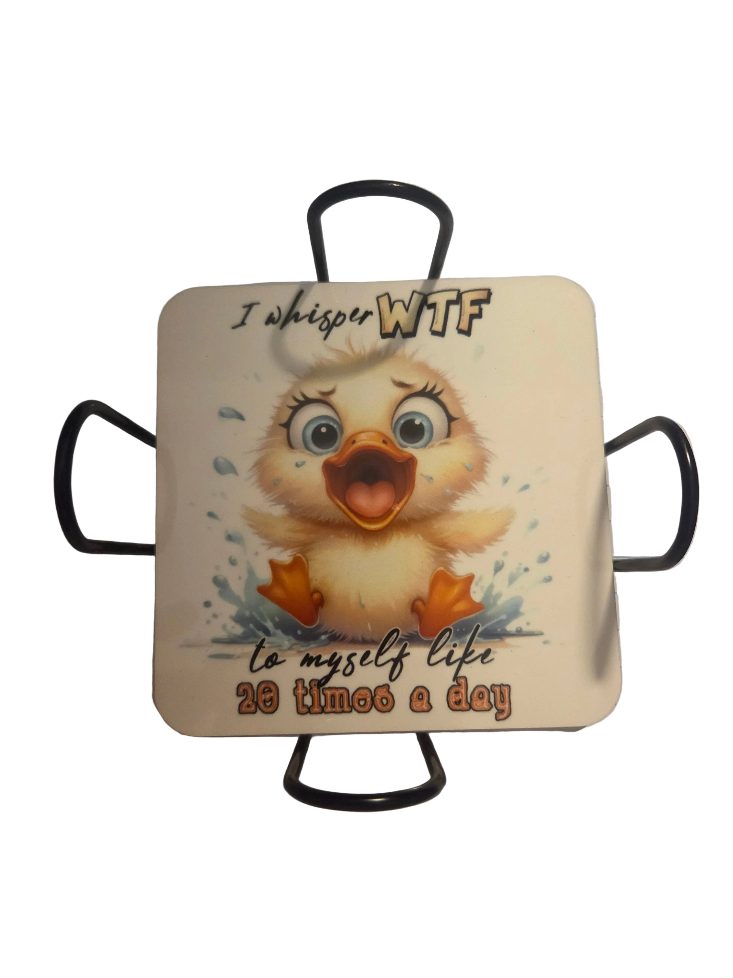 I Whisper WTF Coasters