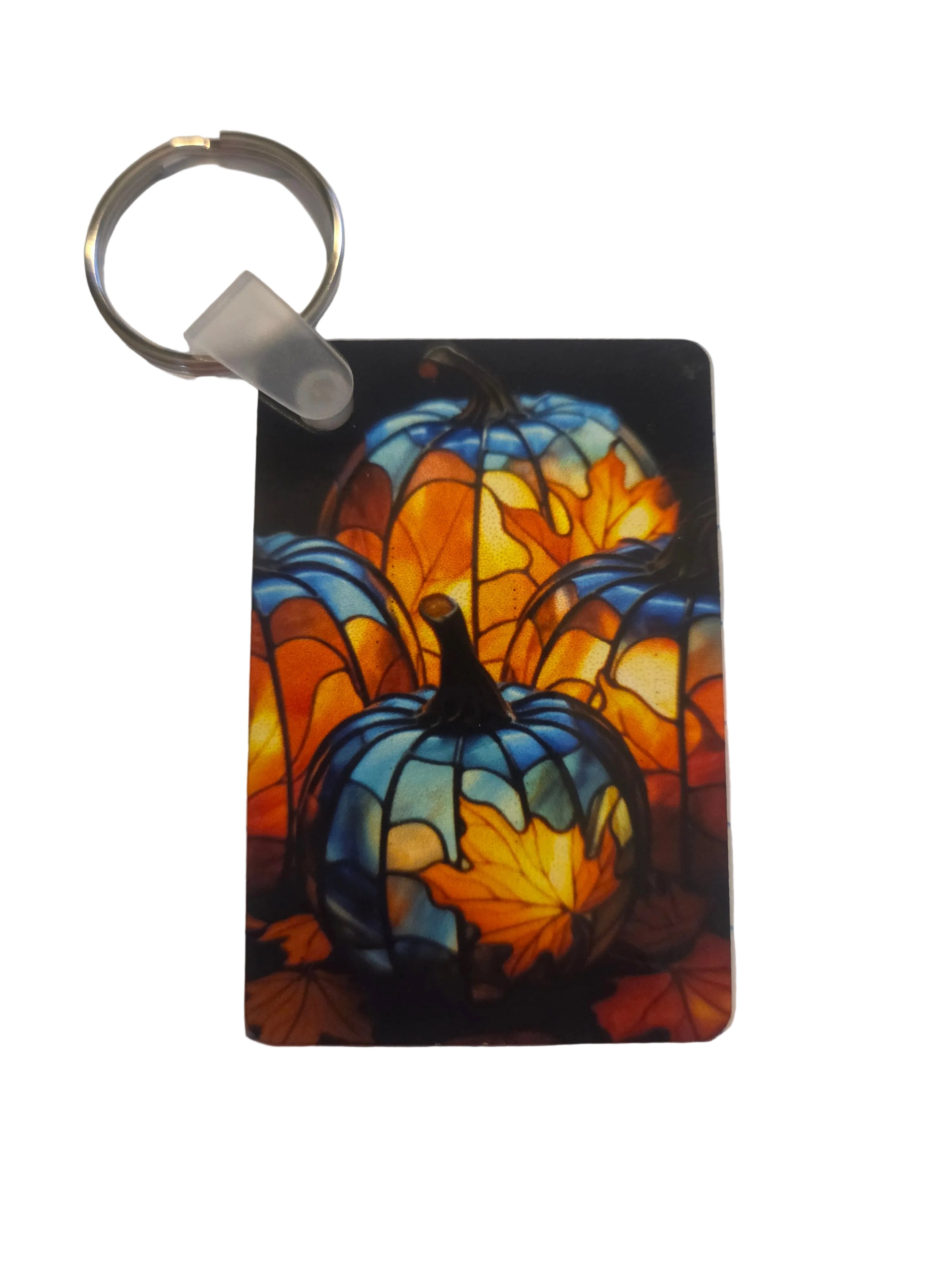 Pumpkin Leaf Keychain