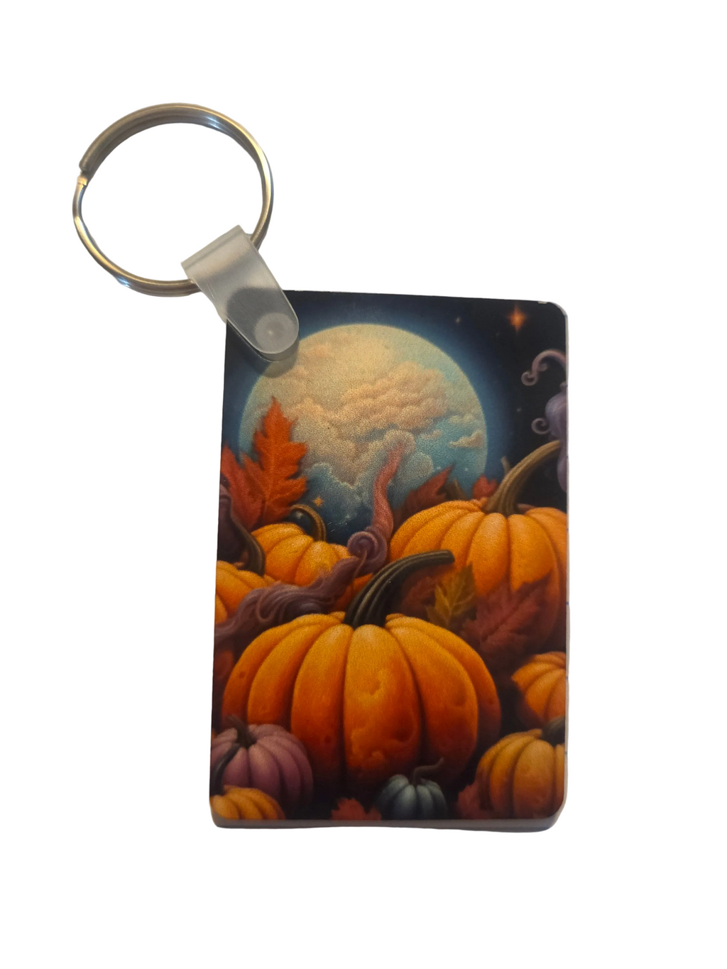 Pumpkin Moon Keychain