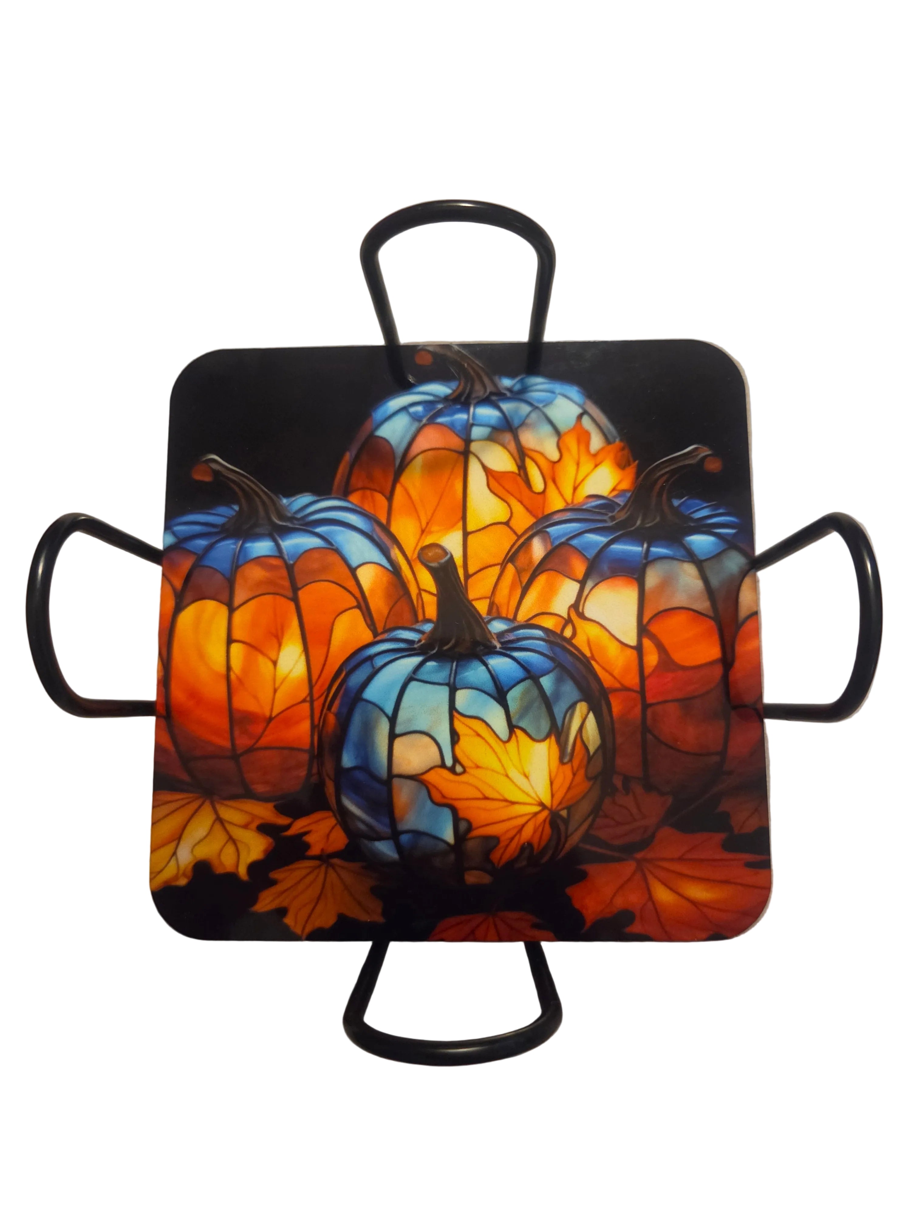Pumpkin Leaf Coasters