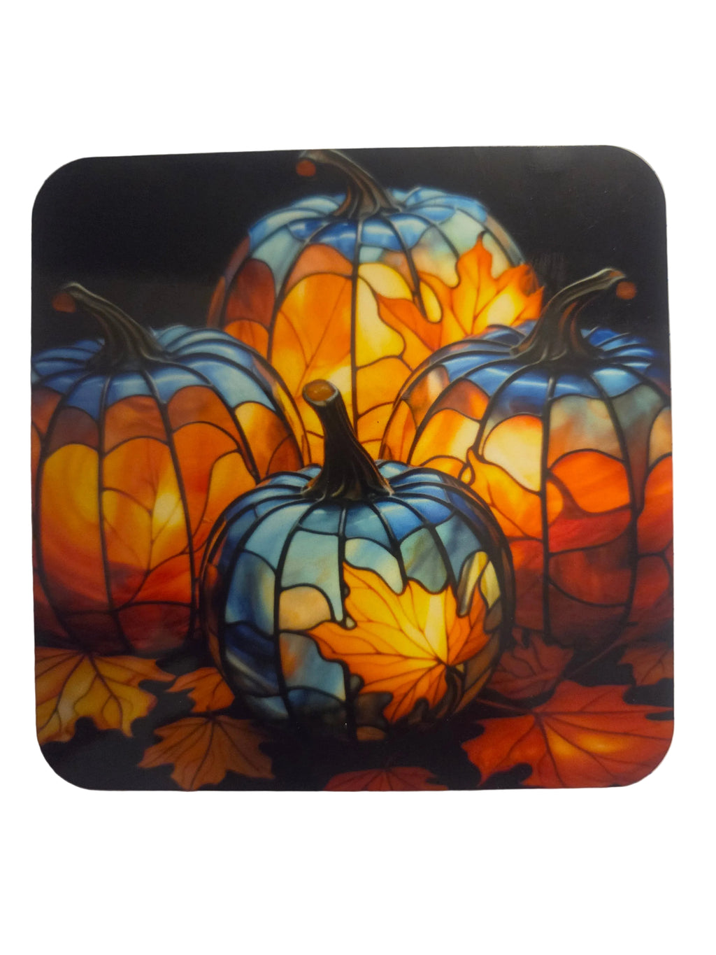 Pumpkin Leaf Coasters