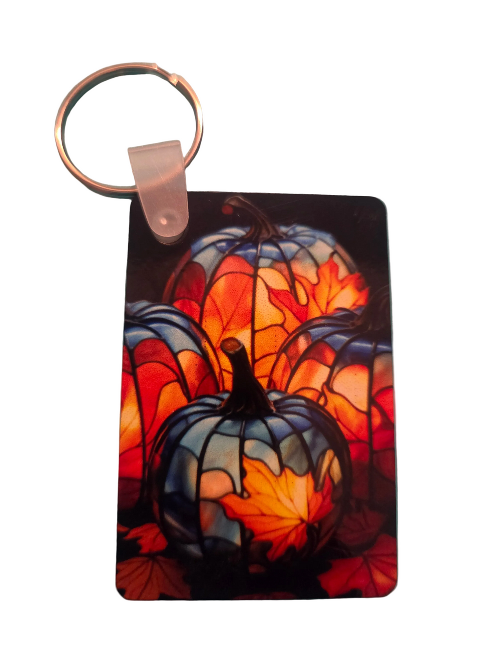 Pumpkin Leaf Keychain