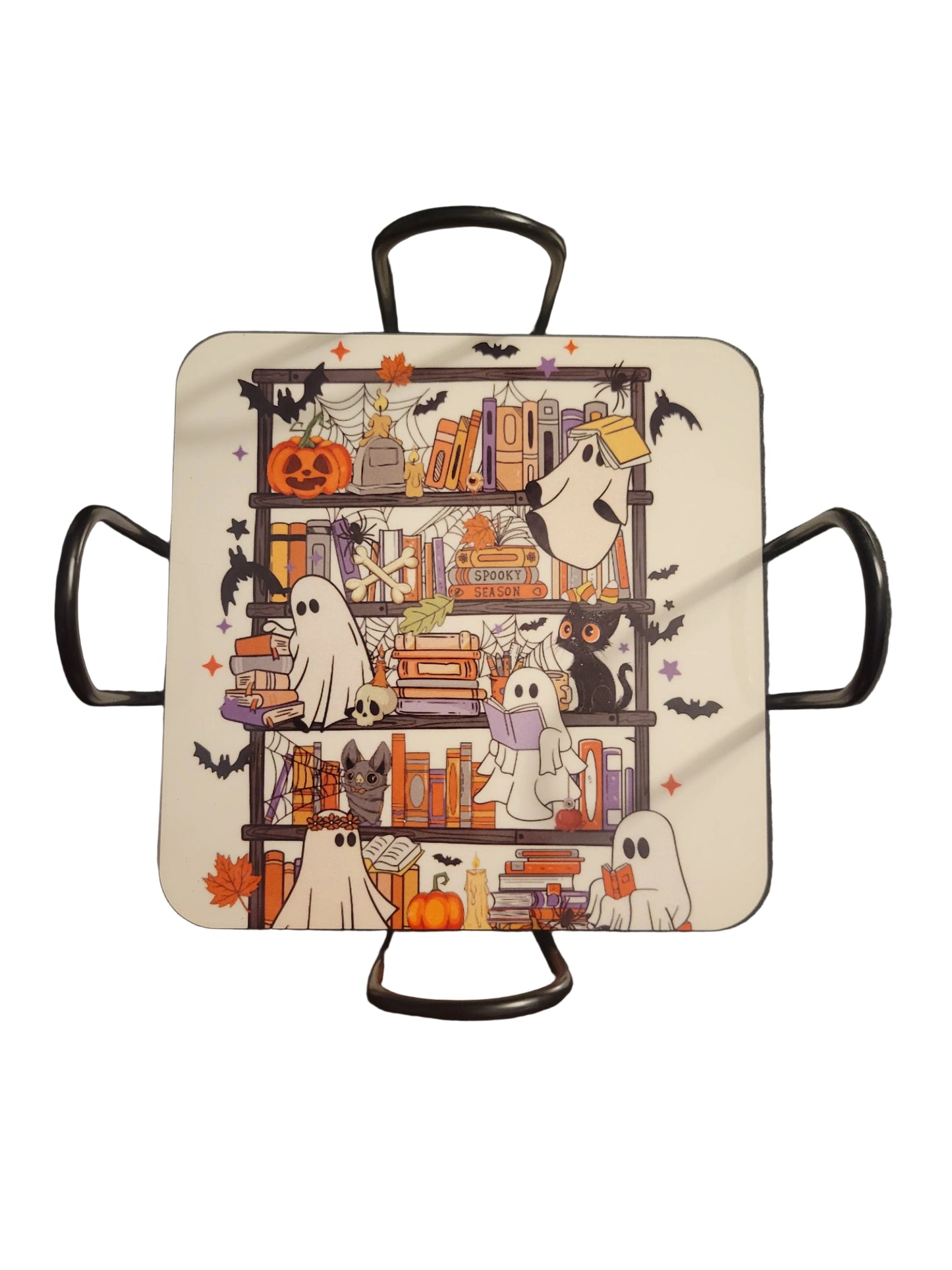 Ghost Bookcase Coasters