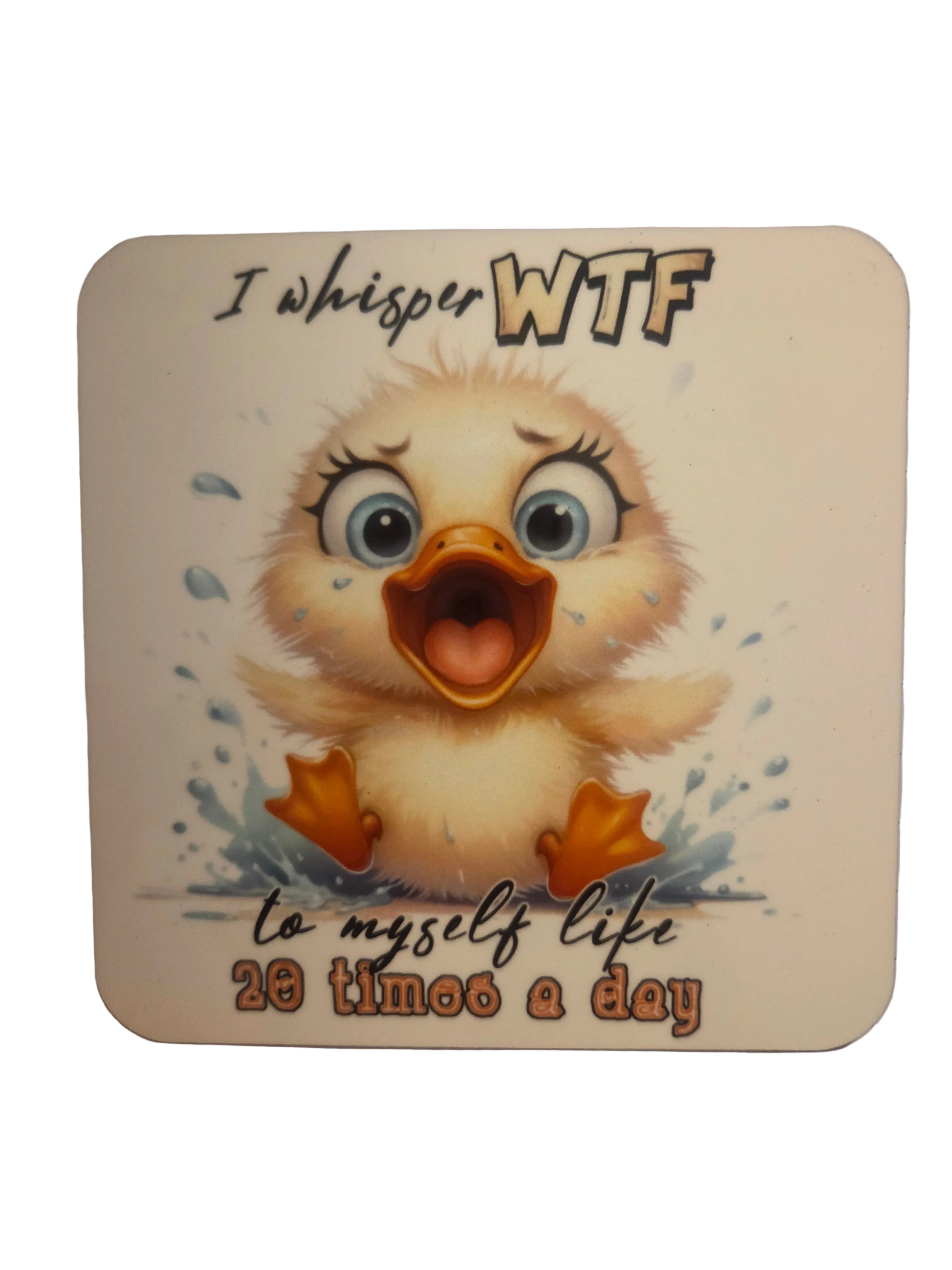 I Whisper WTF Coasters