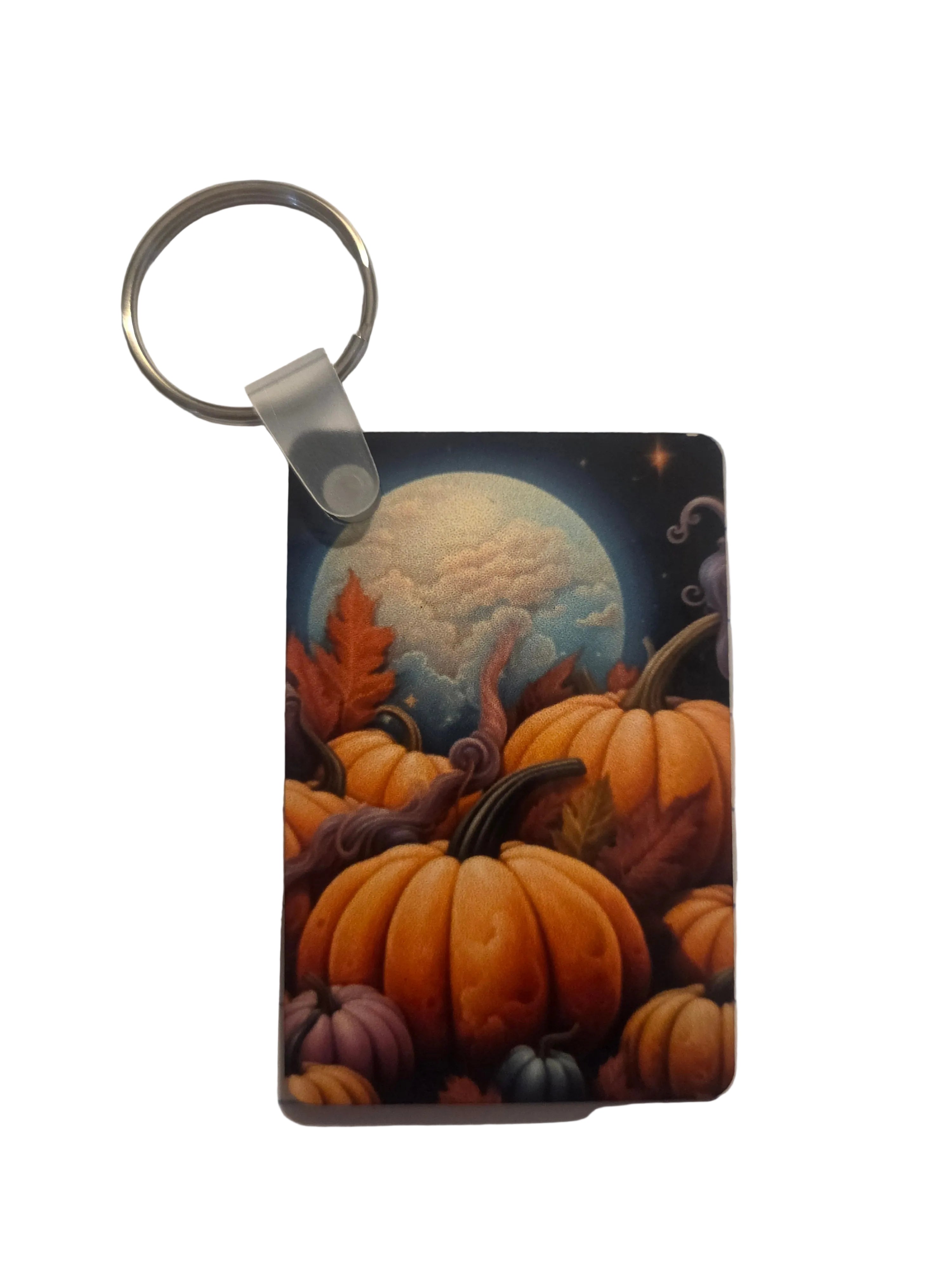 Pumkin Moon Keychain