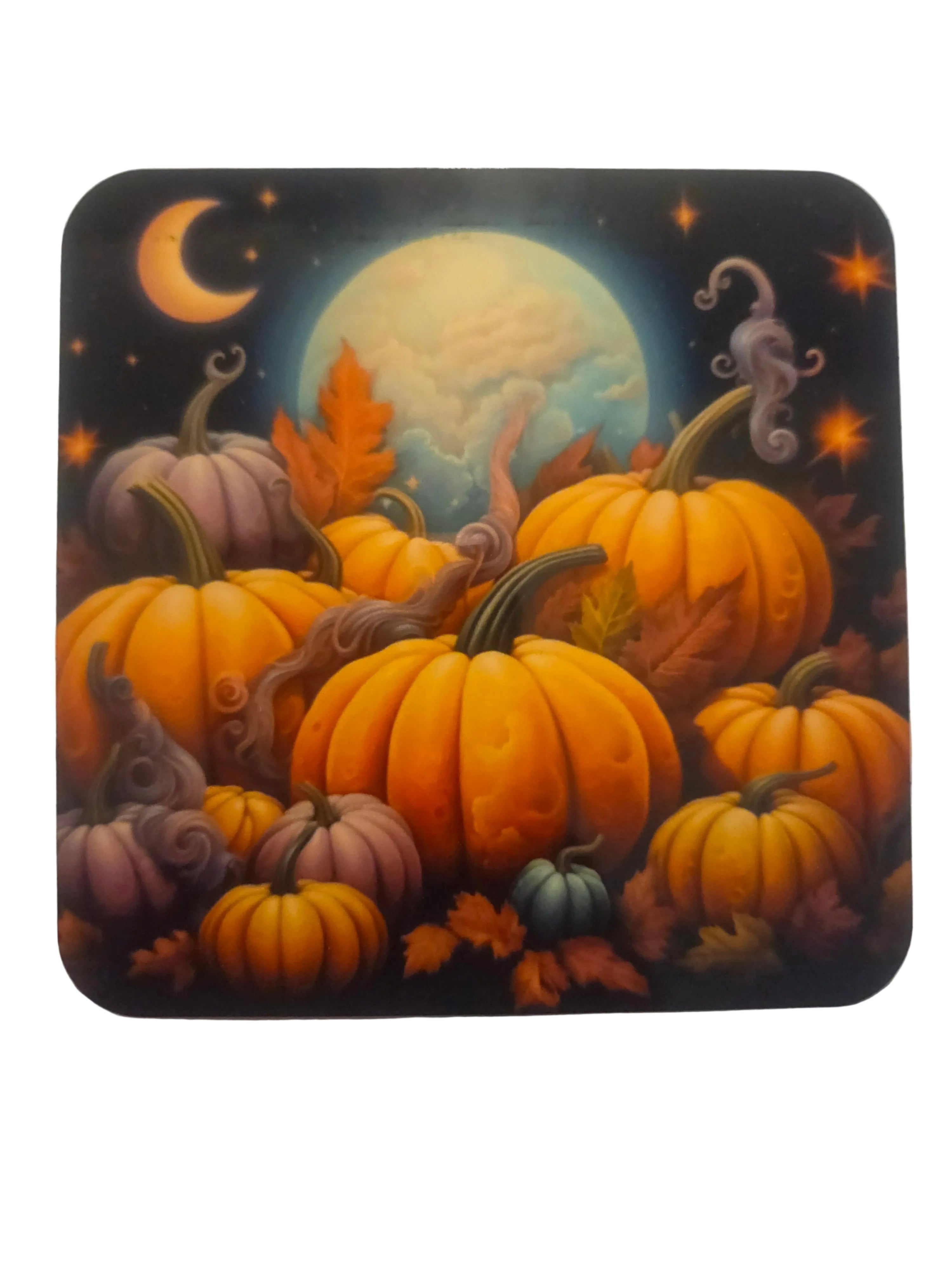 Pumpkin Moon Coasters