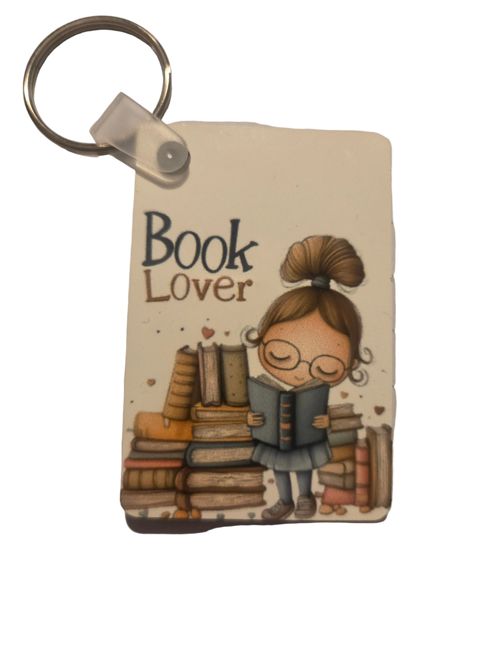 Book Lover Keychain